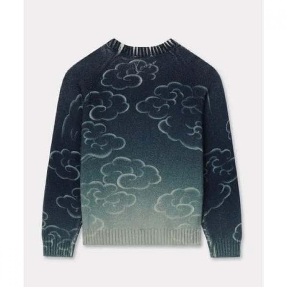 Kenzo Kids Junior 14age Crowd Tiger Knit Sweater Z256afk121