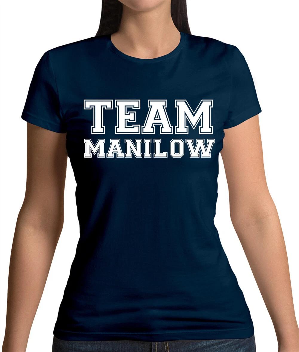 Team Manilow - Womens T-Shirt - Barry Music Musician Musical 4XL