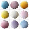 Japanese Style Round Pillow Candy Colore Soft Velvet  Cushion With Fillings Meditation Cushion Bedroom Sofa Bed Nap Pillow