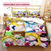 Sailor Moon Farbcollage Bettbezug & Kissenbezüge, Sailor Moon Fan Schlafzimmer Bettwäsche, Perfektes Geschenk.chl