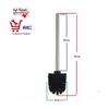 RC Yap Metal Handle Stainless WC Toilet Bowl Toilet Brush (With Spare Type)
