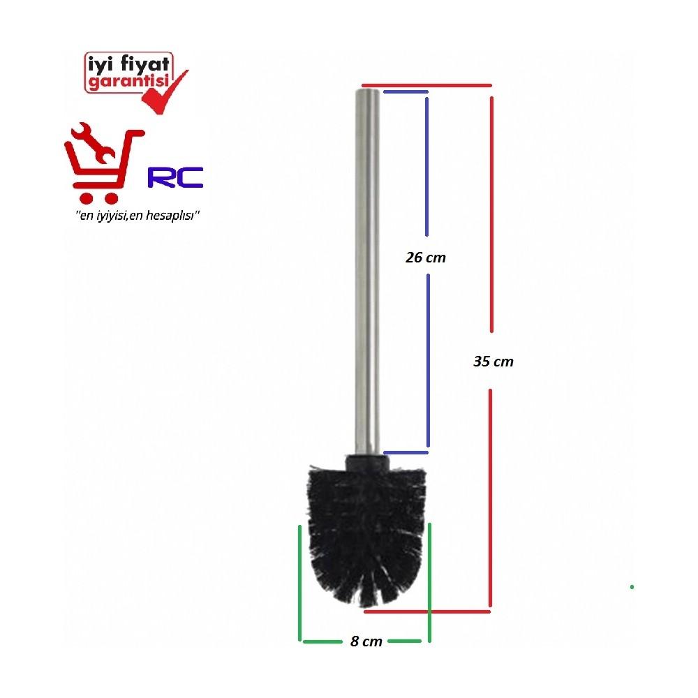 RC Yap Metal Handle Stainless WC Toilet Bowl Toilet Brush (With Spare Type)