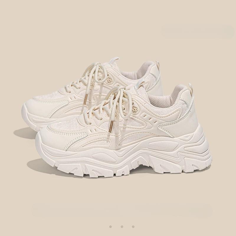 Women'S Breathable Women'S Vulcanized Shoes Summer Women'S Sports Shoes Mesh Lace Casual Shoes  De Mujer