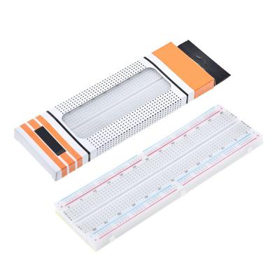 10 pezzi di breadboard con 830 fori in ABS, progetto elettronico fai da te senza saldatura, 830 punti