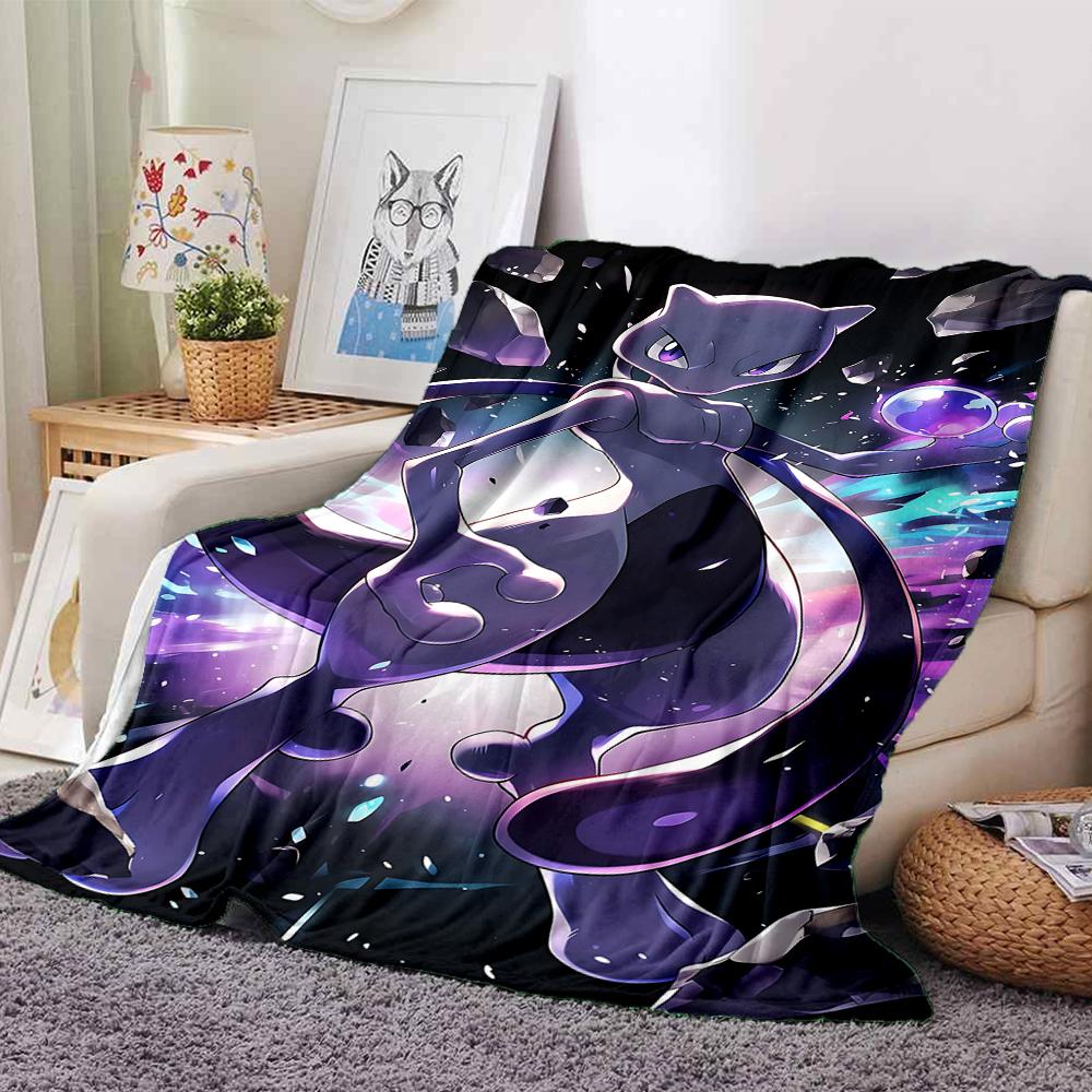 1Pc Kawaii Fantasy Creatures Blanket For Couch Bed Plush Cozy Fuzzy Blanket Super Soft Warm Blankets For Fall And Winter 0918236