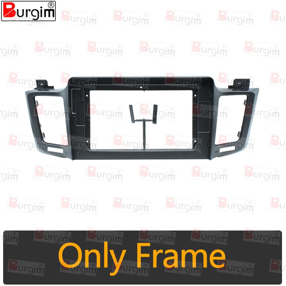 

Рамка для автомагнитолы для Toyota RAV4 XA40 XA50 2012-2018 LHD 10-дюймовая панель стереосистемы Жгут проводов Адаптер питания Декодер Canbus only frame