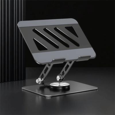 360° Rotating Laptop Stand Carbon Steel Tablet Foldable Stand All-Metal Tablet Stand  Hands-Free