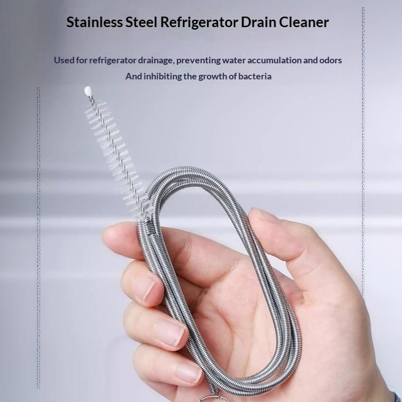 4/5 Set Refrigerator Drain Hole Clog Remover Long Lasting Fridge Dredge Cleaning Kit for Household Kitchen Care