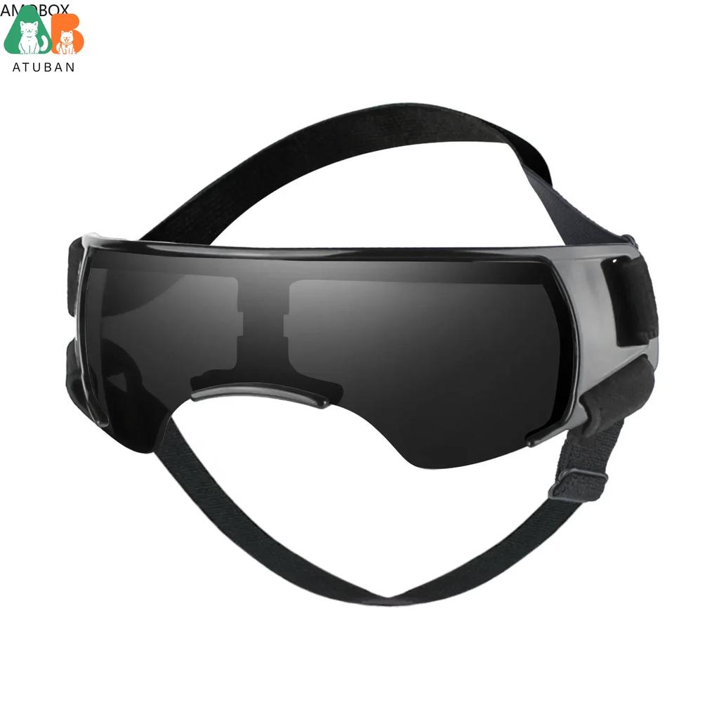 ATUBAN Dog Sunglasses Small Breed, Dog Goggles for Small Dogs Windproof Anti-UV Glasses for Dogs Outdoor Eye Protection, Blue