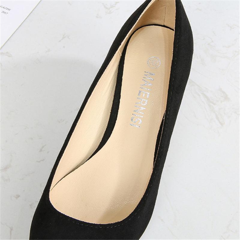 Maogu Low Heel Pumps Lady Pointed Toe Kitten Heels Female Green Flock Plus Size 43 44 45 46 Red Shoes 2024 Women 5cm High Heels