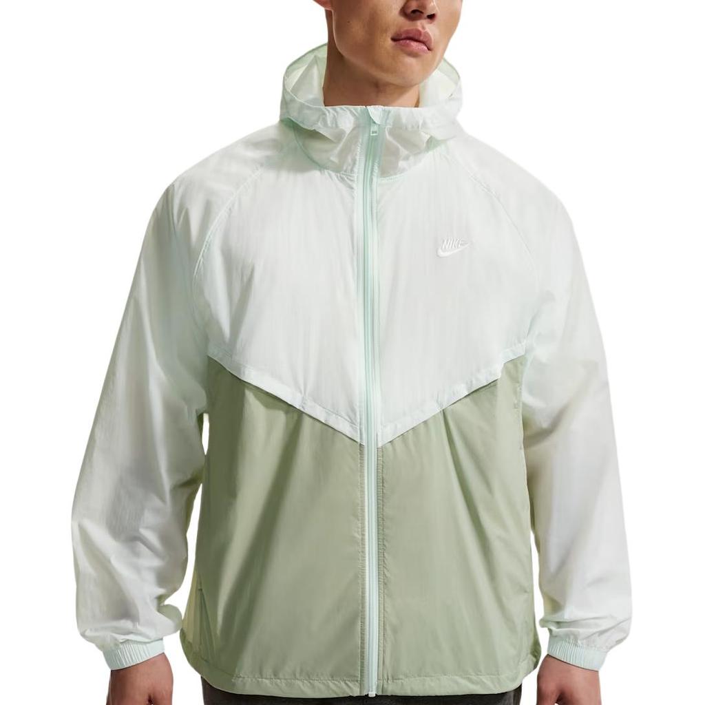 Men's Nike Jackets Men's Light Green Hooded (Non-detachable) Moderate Other