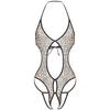 Men's Mesh Transparent Sissy Bodysuit Sexy Lingerie Open Crotch Underwear