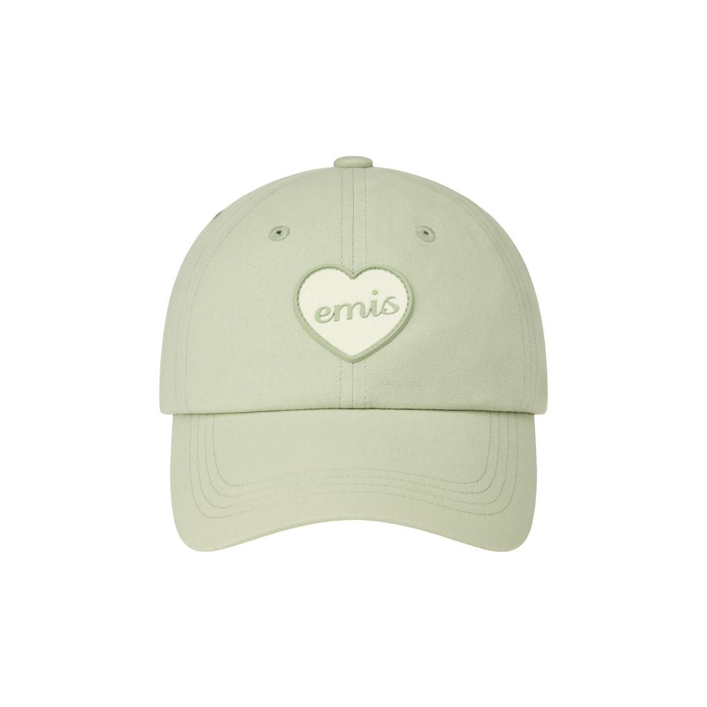 Emis HEART RUBBER PATCH BALL CAP - 6 Aesthetic Colors