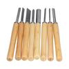 8PCS Groove Parting Wood Carving Tools Woodturning Tools For Hardwood