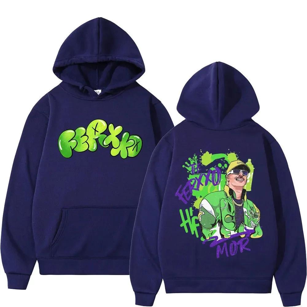 Rapper Feid Ferxxo's hoodies for men and women, sweatshirts for both genders, streetwear, hip-hop style for autumn and winter