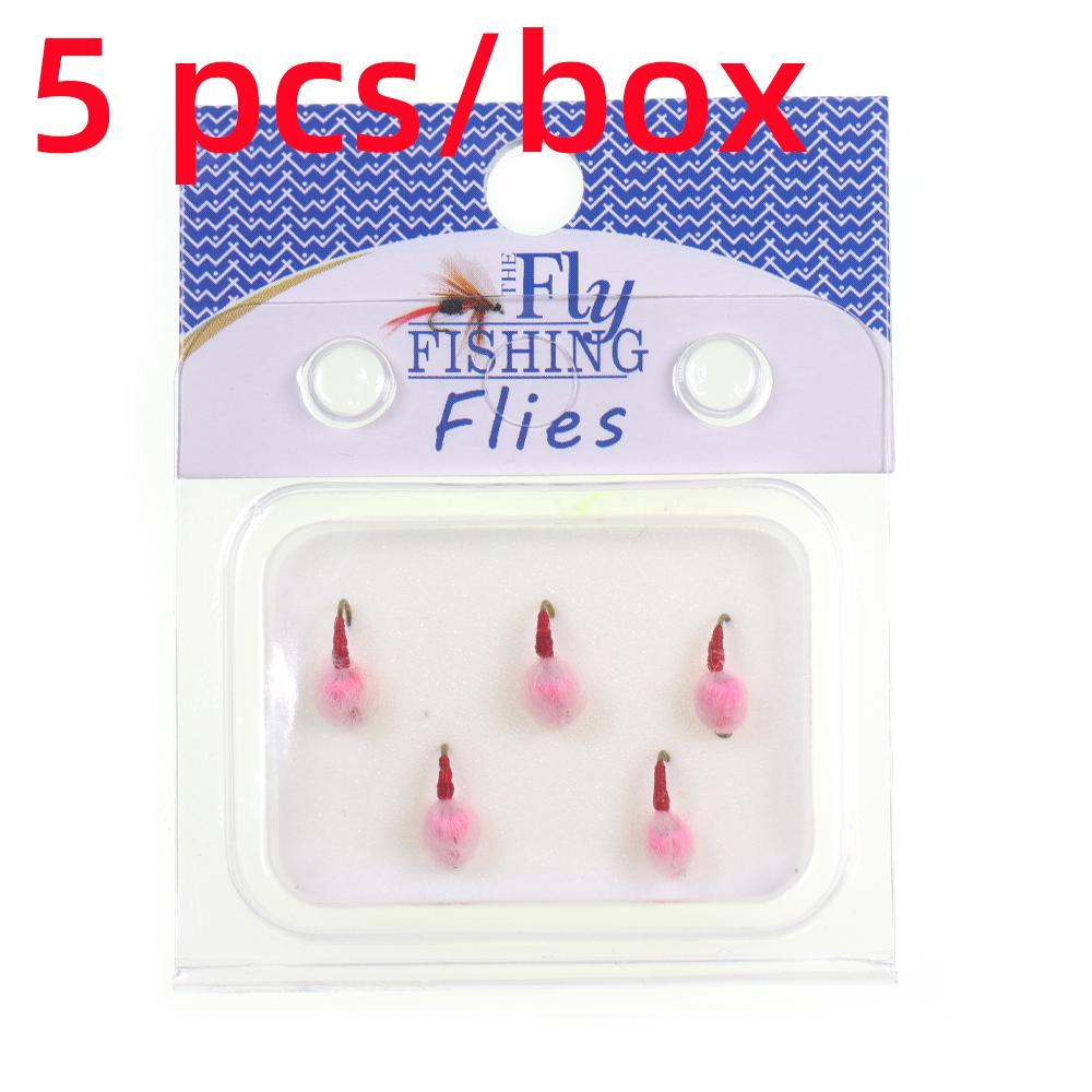 

5 шт. 10 шт./кор. полупрозрачные вольфрамовые бусины с твердым яйцом Fly Glo Bug, приманки для рыбалки на мух, размер 12 #