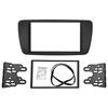 Double 2 Din Audio Fascia for Seat Ibiza 2008-2015 Radio GPS Stereo CD Player Panel Dash Mount Installation DVD Trim Kit Frame