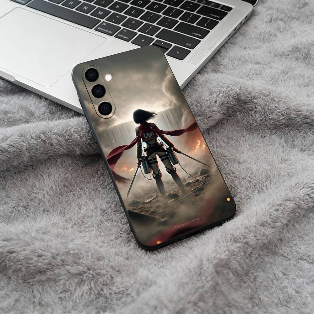 

Чехол для телефона A-Attack-on -Titan для Samsung Galaxy A73,A71 A72,A70,A53,A52,A51, Мягкий силиконовый черный чехол Samsung a12