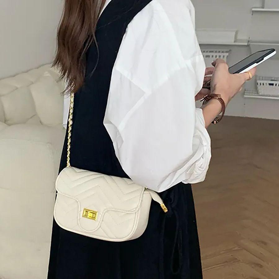 Borsa a tracolla All Ins Borsa Femminile Estate Marea Borsa a Catena Piccola Vento Profumato Piccola Borsa Quadrata Borsa a Spalla Singola