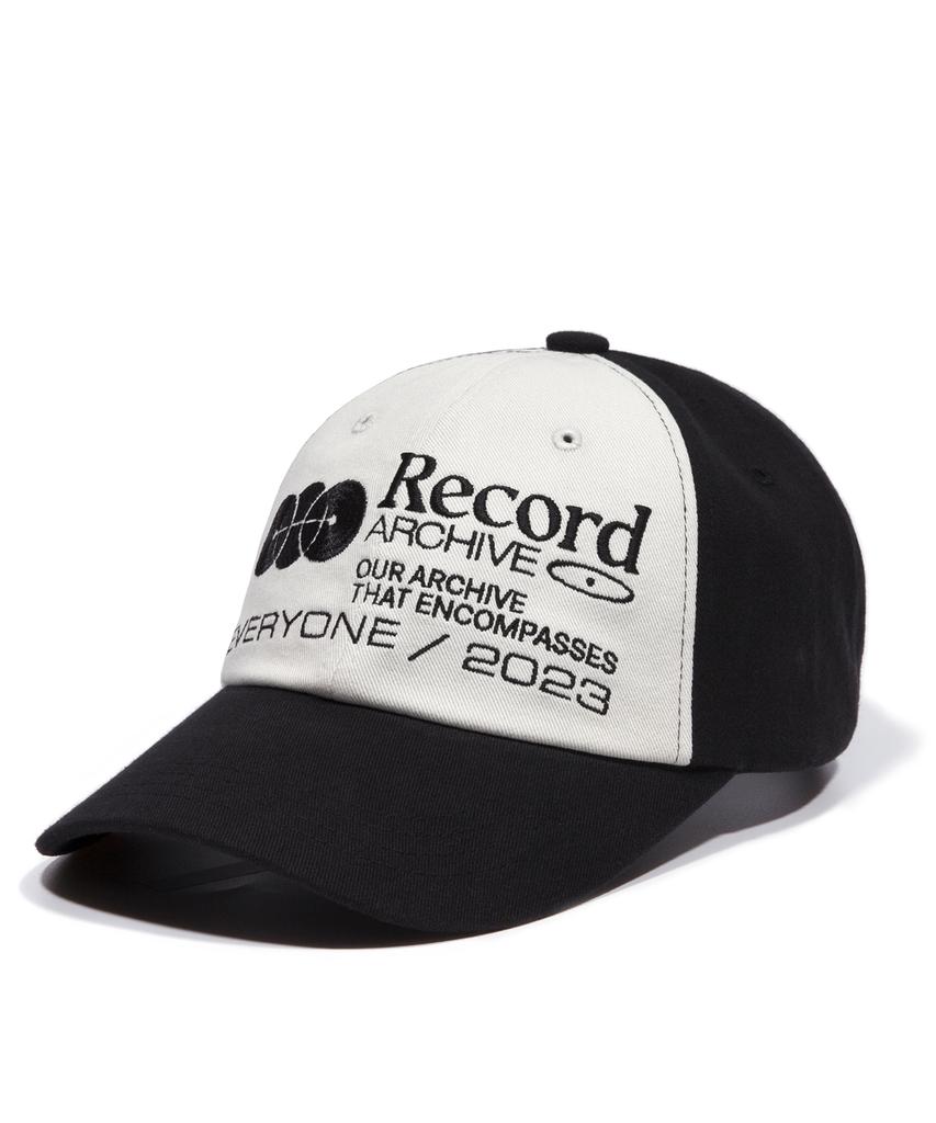 Suku Record Ball Cap - Black/White