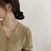 Women Scrunchies Solid Hair Ring Rope Elastic Ponytail Holder Headdress #