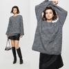 Women's Long-Sleeve Round Neck Knit Sweater