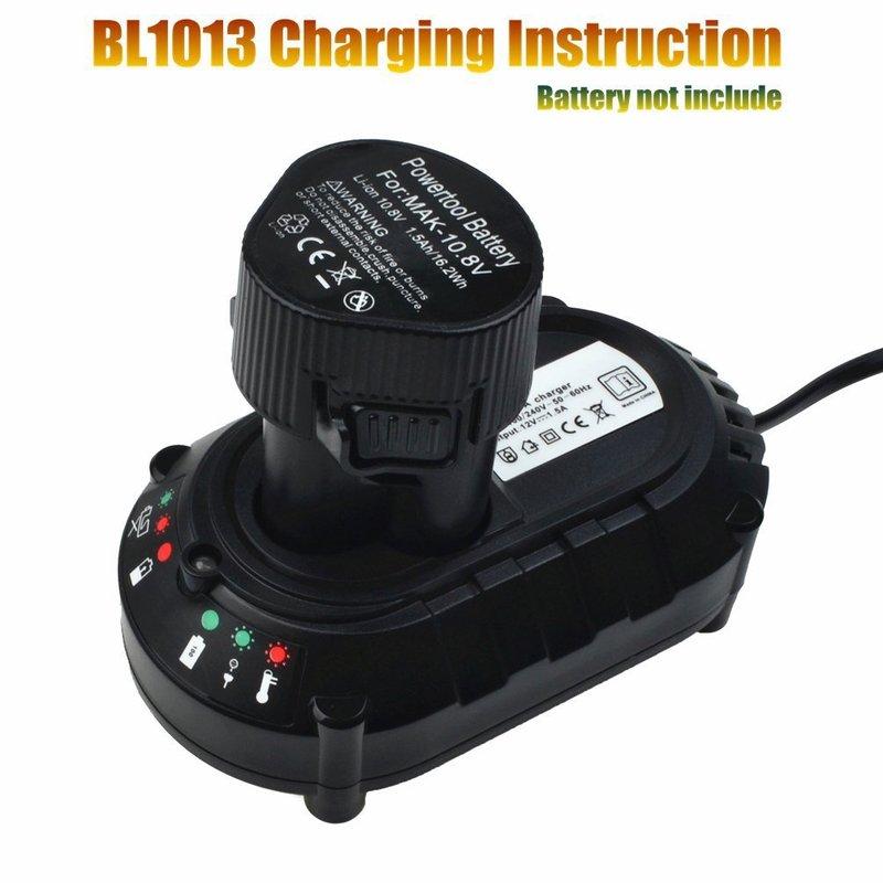 

DC10WA Li-ion Replacement Battery Charger for MAKITA BL1013 BL1014 10.8V 12V DC10WB Electric Drill Screwdriver Power Tool Bundle 1