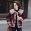 Mom Winter Clothing Fur Integrated Jacket Warm New Middle-aged Women's Clothing Fashion Thickened Thermal Top Women