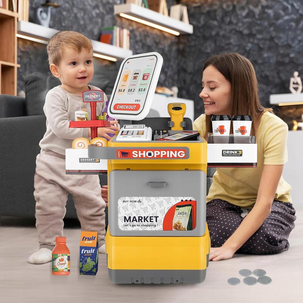 [PACZB] Interactive supermarket store for children set of 48 elements Z3139