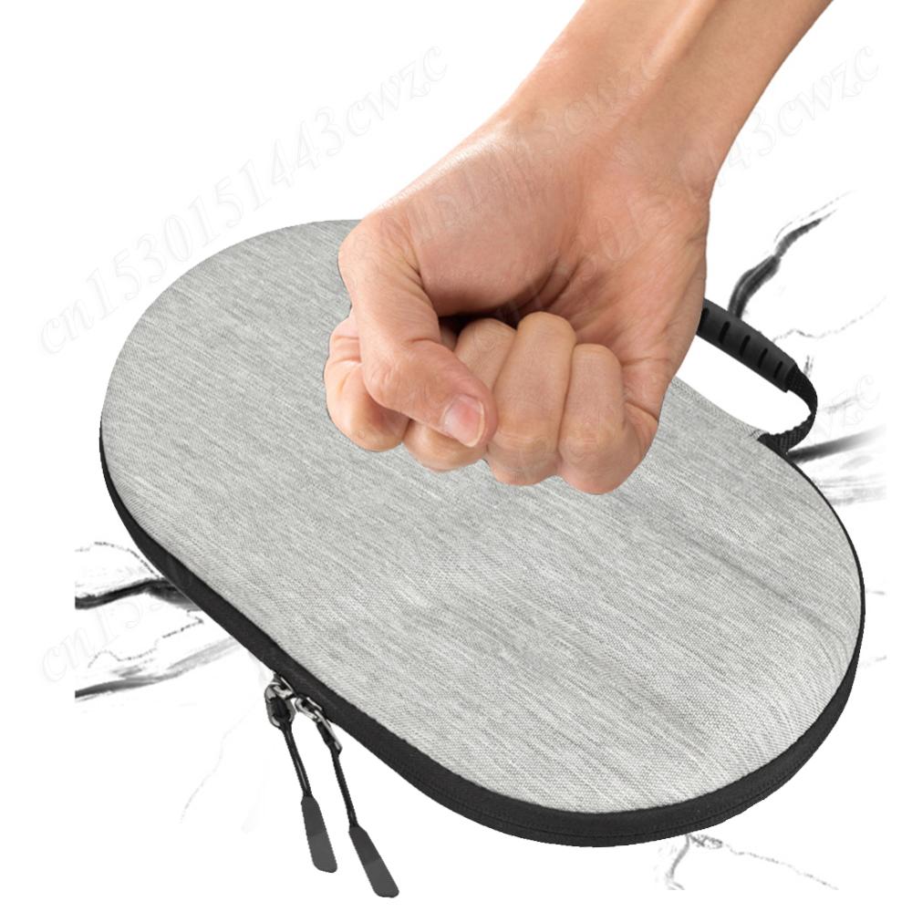 Ping Pong Paddles Case EVA Hard Shell Table Tennis Racket Storage Bag Ping Pong Racket Paddle Cover Bag for 2 Paddles and 4 Ball