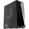 AEROCOOL BOITIER PC Shard - Moyen Tour - Noir - Porte latéral transparente acrylique - Format ATX (ACCM-PV14012.11)