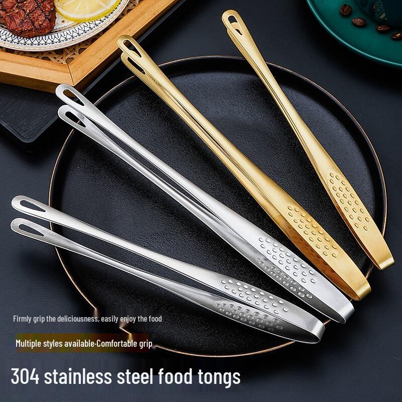 304 Stainless Steel BBQ Tongs - Large (3-pack)
