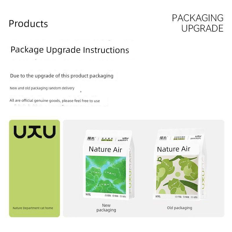 

Fuwan Cat Litter Tofu Sand Group Fast Deodorant Low Dust Green Tea Flavor Original Pet Supplies Cat Litter 2.50kg Pack Original mixed cat litter 2.5 kg/bag