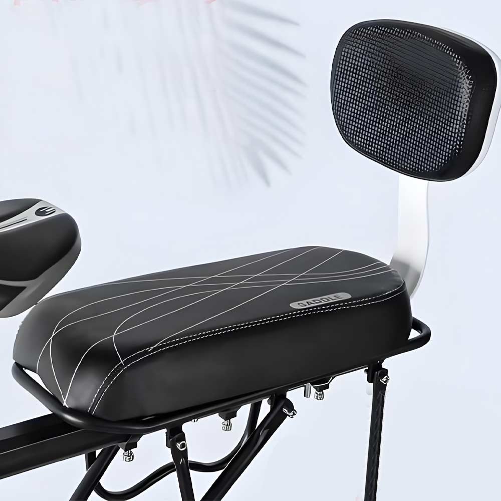 PU Leather for Children Bicycle Child Seat Bike Back Saddle Bicycle Rear Seat Bicycle Back Seat