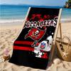 Tampa Bay Buccaneers Logo Strandtuch, Schnelltrocknend, Pflegeleicht, Geeignet für Fitness und Strandurlaub, Sport-Essential