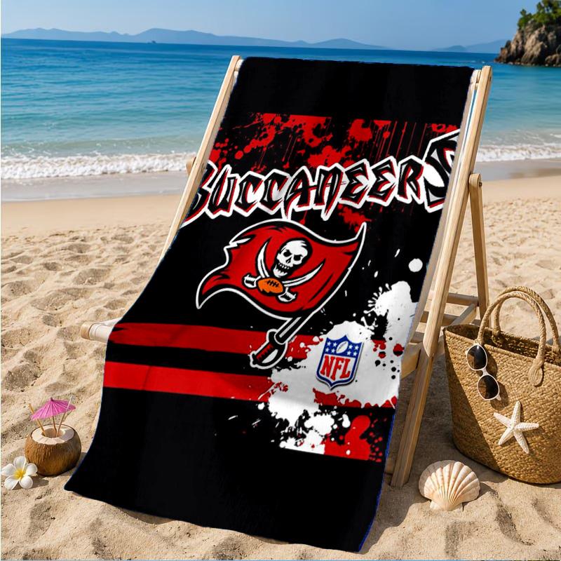 Tampa Bay Buccaneers Logo Strandtuch, Schnelltrocknend, Pflegeleicht, Geeignet für Fitness und Strandurlaub, Sport-Essential