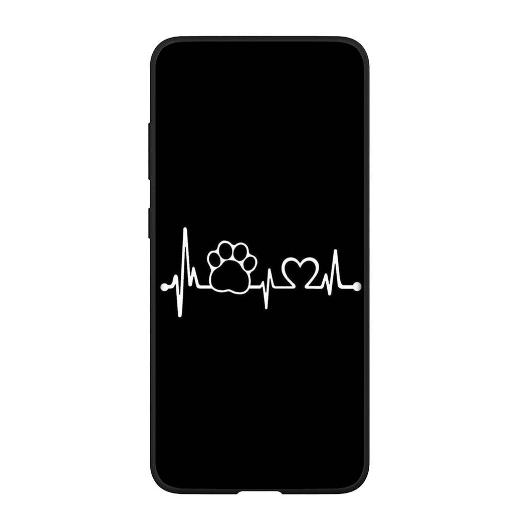 Phone Case for Samsung Galaxy S24 S23 iPhone 15 14 Xiaomi Redmi Note 13 12 11 8 10 9 Pro Max Plus X XR OPPO A15 Huawei Cute Dog Paw Cat Cover
