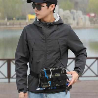Fishing Chest Bag Waterproof Oxford Cloth Vest Pouch Large Capacity Outdoor Camping