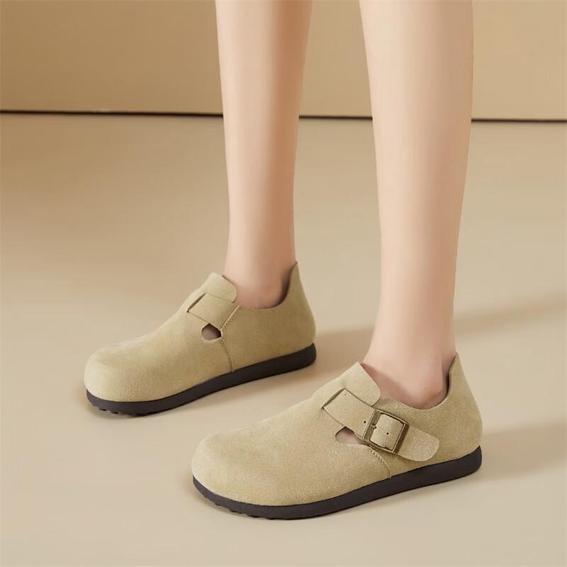 

YEARCON 2026 Women s Thick-Sole Birkenstock Style Casual Shoes EUR 37