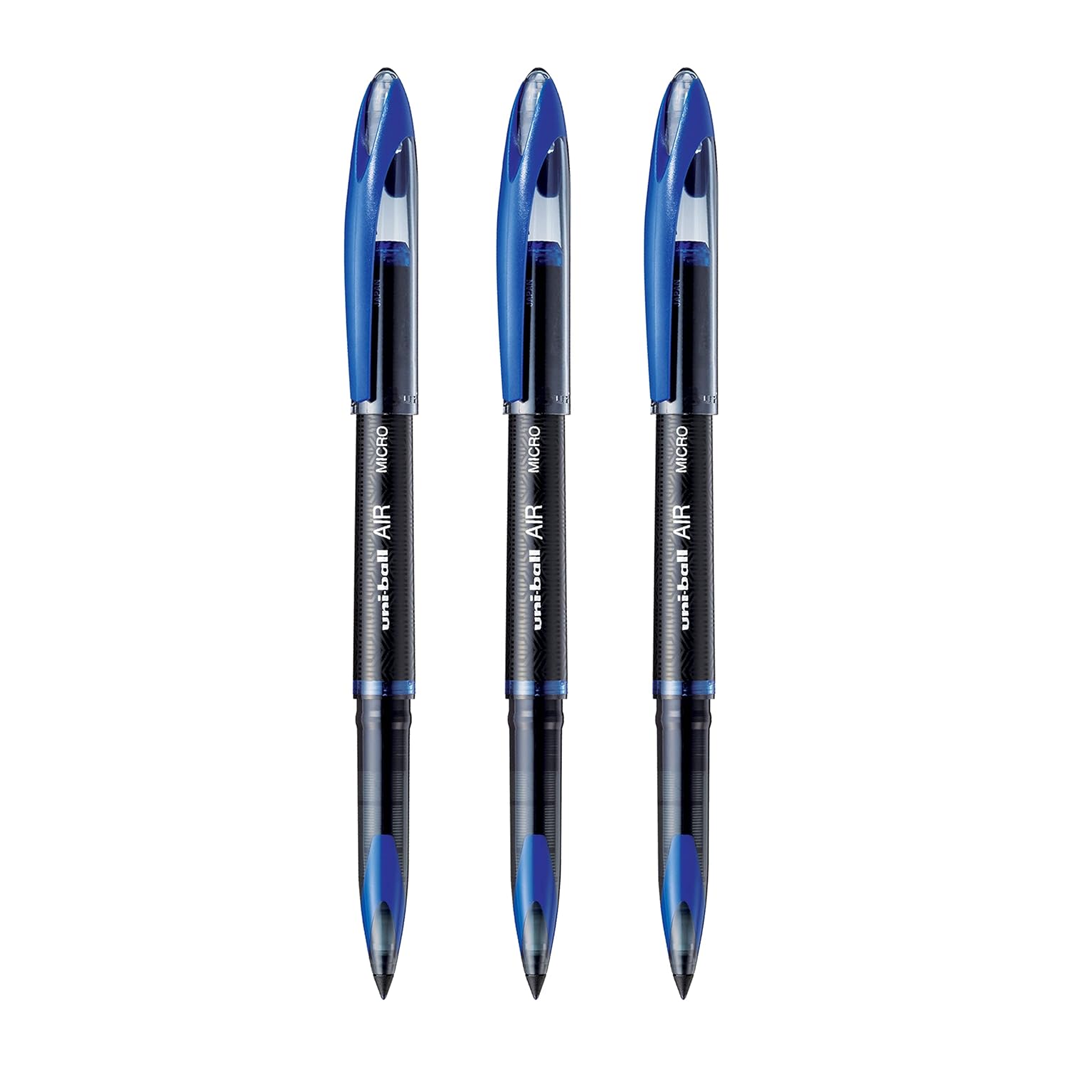 

uni-ball Air UBA188M 0.5mm Roller Ball Pens Blue Ink Pack of 3 Smooth Writing Office School