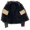 VINTAGE Vintage Leather Black TALON Zip Padded Jacket Jacket 36 blackUsed