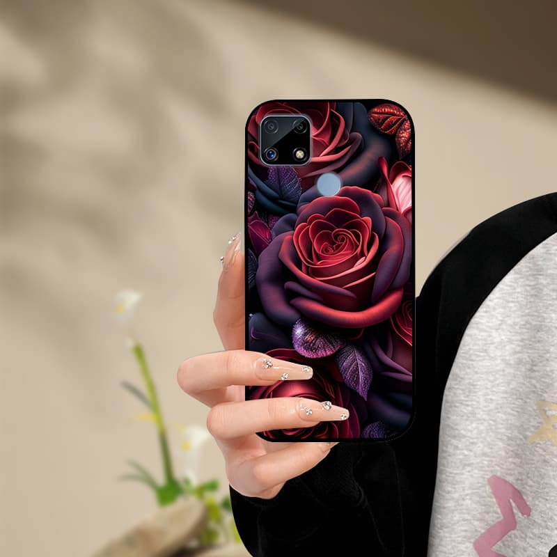 Silicone Phone Case For Realme C25s C25 Cover Painted Soft  For Realme C25 C25S C21 C21Y C25Y Phone Case RealmeC25s C 25 s Funda