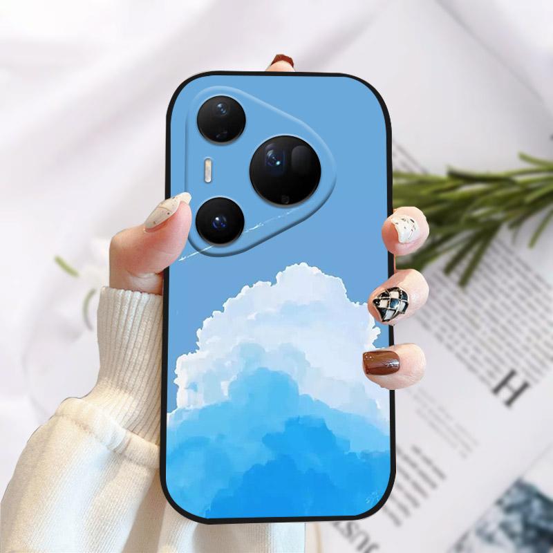 Phone Case For Huawei Pura 80 Ultra Pretty Stylish Painting Soft TPU Silicone Shockproof Cover For Huawei Pura80Ultra Fundas