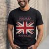 Stolz darauf, dieses Flaggen-T-Shirt zu tragen - Britische UK-Flagge Stolz Union Jack Geschenk T-Shirt Top