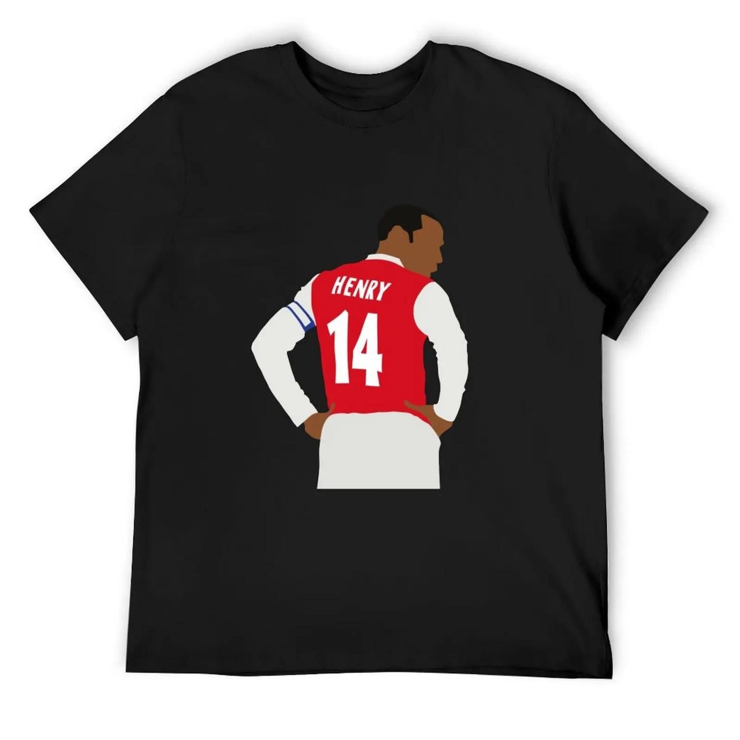Thierry Henry Block Art T-Shirt customs luxury t-shirt shirts graphic graphic shirts men clothing S