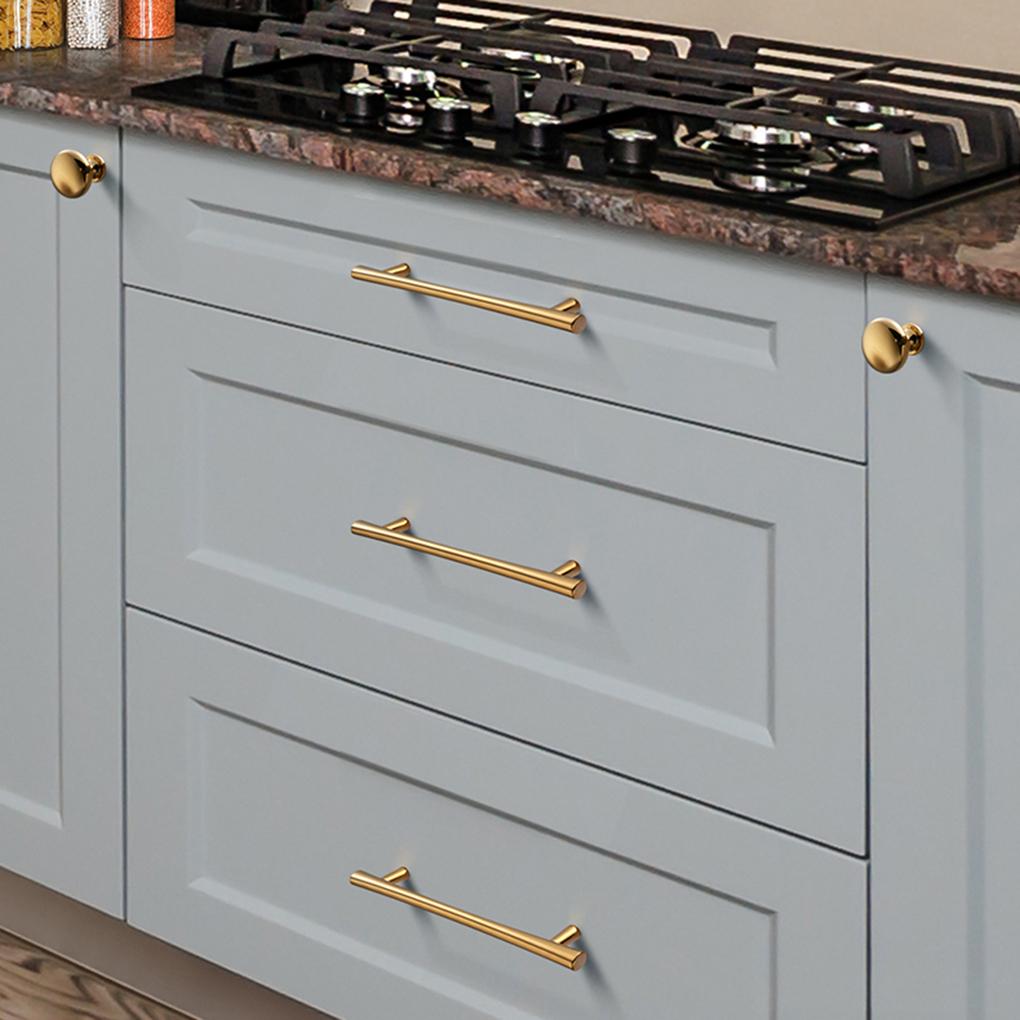 2pcs Stainless Handle Cabinet Drawer Closet Door Handle Wall Cabinet Handle Hollow Ple Furniture Hardware Accessories