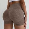 Women's Seamless Tight Fitting High Waisted Casual Shorts, Sports Yoga Shorts, Fitness Pants