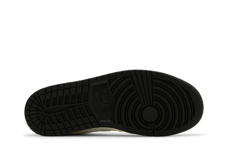 Men's Sneakers Nike Jordan 1 Low Brushstroke Natural/Black-Multi