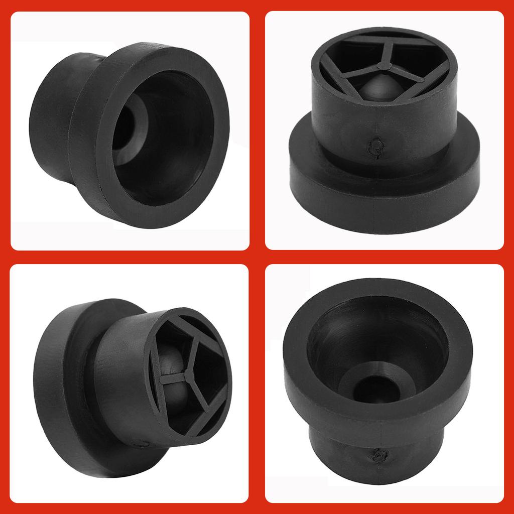 4X Rubber Engine Cover Grommet Buffer Mount Bush Stopper Pad Compatible For Jeep Dodge Chrysler Ram 2014 - 2021 Alfa Romeo Front 68238086AA