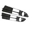 2/1Pcs Car Front Bumper Fog Light Grille Cover Left Right For BMW 5 Series E60 E61 2003-2010 51117049243 51117049244
